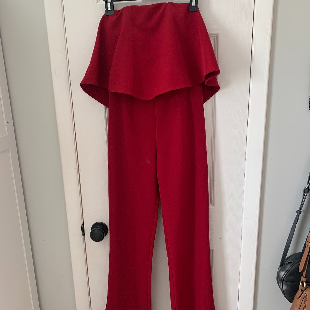 Red LuLu's Jumpsuit